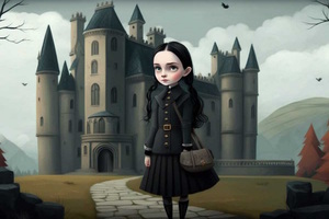 Фотография квеста-анимации Уэнсдей от компании Золотая рыбка (Фото 1)